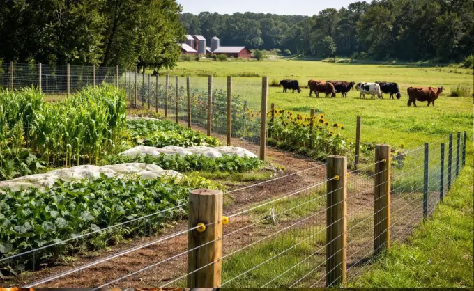Cattle Safe Agricultural Solar Fencing