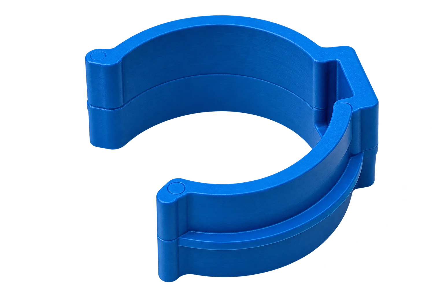 Round Pole Clamp Ring Insulator (High-Impact Blue)